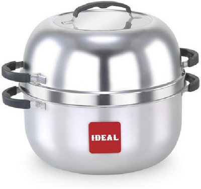 

Ideal Queen Choodarapetti - 1 KG Pot 1 L with Lid(Aluminium, Non-stick), Silver