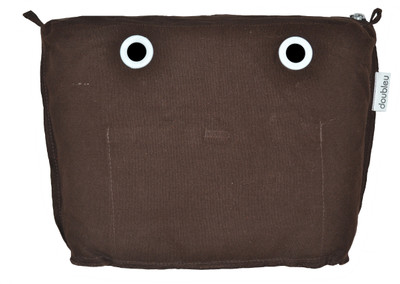 Doubleu Bag - Medium - Dark Brown - Canvas Pouch(Brown)