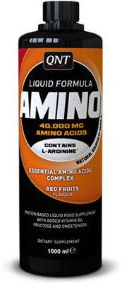 

QNT Amino Acid Liquid 4000 (Red Fruits Flavour) Weight Gainers/Mass Gainers(1 L, Red Fruits)