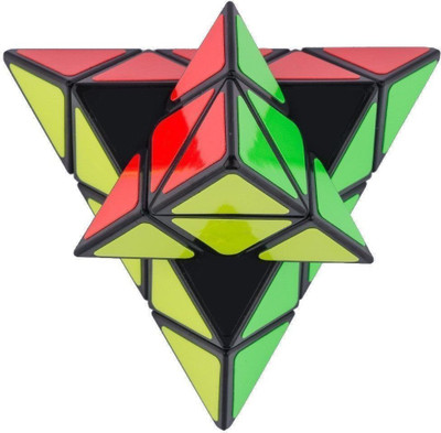 

Hum Enterprise Magic Trianle Pyramid Cube With Soft Puzzle To Grow Your Excellence And Imagination(1 Pieces)