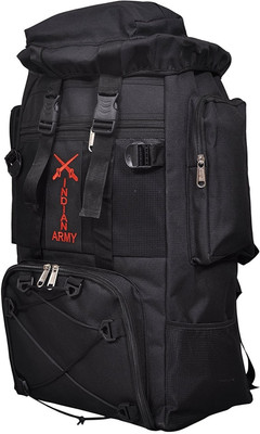 

Kouzi Tracking Bag Travelling Bag Hiking Backpack Rucksack(Black) Rucksack - 75 L(Black)
