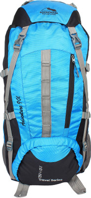 

Rockchase Backpack for Hunting Shooting Camping Hiking Traveling Rucksack - 90 L(Blue)