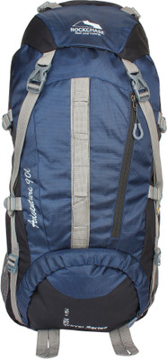 

Rockchase Backpack for Hunting Shooting Camping Hiking Traveling Rucksack - 90 L(Blue)