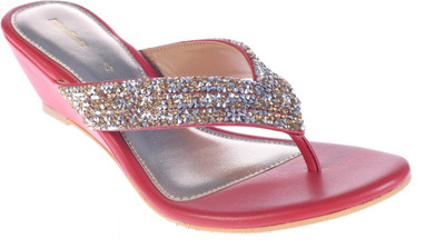 

Khadim's Women Maroon Red Wedges