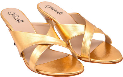 

Jade Women Gold Heels