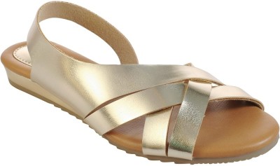 

Khadim's Women Gold Flats