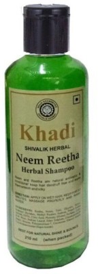 Khadi Shivalik Neem Reetha herbal shampoo(210 ml)