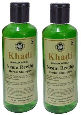 

Khadi Shivalik Neem Reetha herbal shampoo(420 ml)