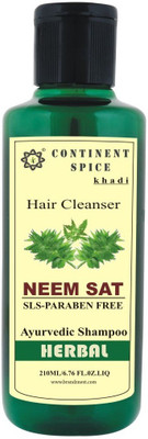 

Continent Spice Khadi Neem Sat Shampoo- SLS Paraben Free -CS682005(210 ml)