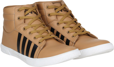 

Knot n Lace Foot High Tops For Men(Beige