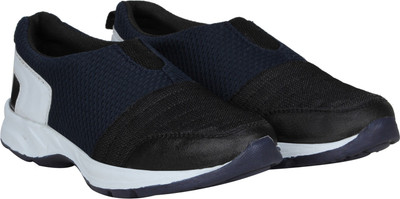 

Kraasa Sports Slip On Running Shoes For Men(Multicolor, Black::navy