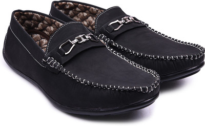 

Arthur Men's Black PU Loafers For Men(Black