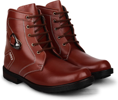 

Footista Vittoria Boots For Men(Brown, Tan