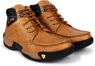 Footista Capture Boots For Men(Tan, Black