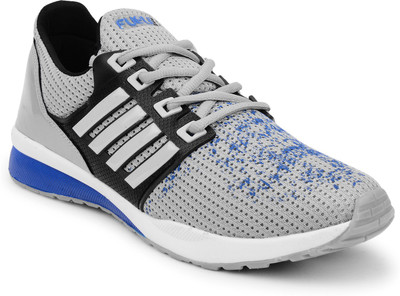 

Fuel Men's Boys Laced Up Solid Running Shoes For Men(Grey, Blue, Greyblue