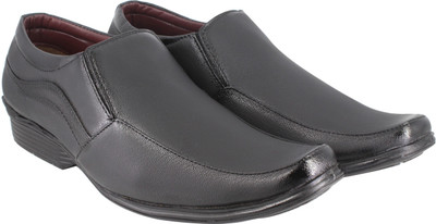 

LeatherKraft Slip On For Men(Black