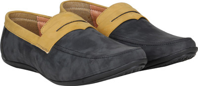 

Kraasa Vista Loafers For Men(Grey, Tan