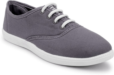 

Fuel Womens Girl's Laced Up Solid Casuals For Women(Grey, White, Greywhite