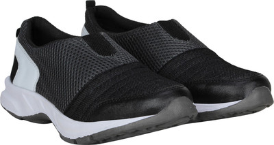 

Kraasa Sports Slip On Running Shoes For Men(Multicolor, Black::grey