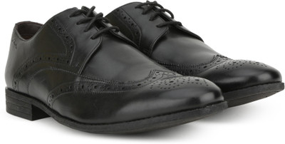 

Clarks Chart Limit Black Leather lace up For Men(Black
