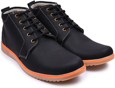 

Arthur Men's Black PU Casuals For Men(Multicolor