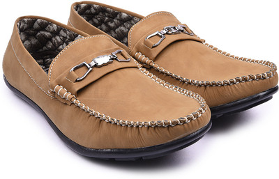 

Arthur Men's Camel PU Loafers For Men(Tan