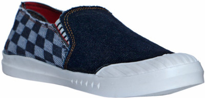 

MarcoUno MarcoUno Black Slip-On Casual Shoes Party Wear For Men(Blue