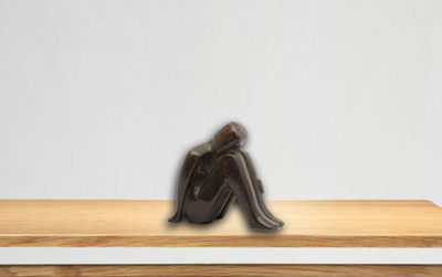 

TAA Decorative Showpiece - 12 cm(Ceramic, Brown)