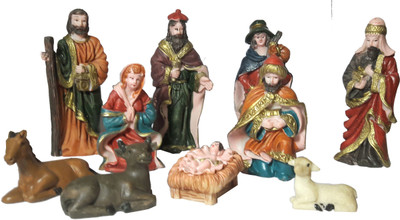 

CraftEra Decorative Showpiece - 9 cm(Polyresin, Multicolor)