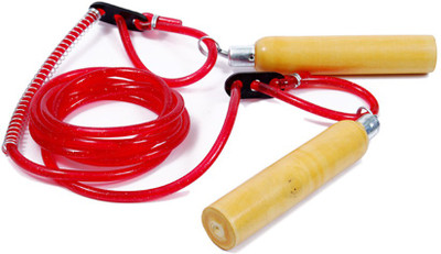 

FACTO POWER Wooden Handle Freestyle Skipping Rope(Red, Pack of 1)