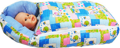 

Muren 3 in 1 Baby Bed Cum Sleeping Bag & Carry Bag Sleeping Bag(Blue, Aqua