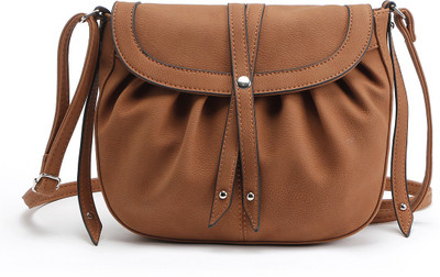 

Goatter Girls Brown PU Sling Bag