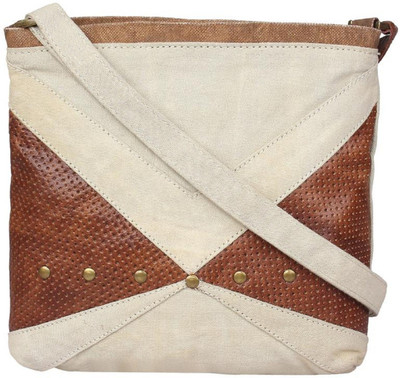 

Mona B Girls Casual Multicolor Canvas Sling Bag