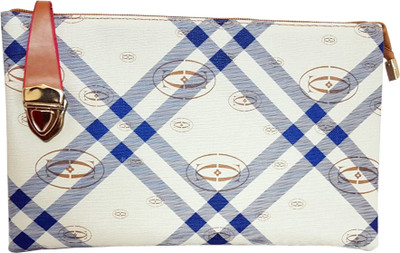 

Mcnt Women Casual Blue Leatherette Clutch