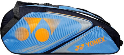 

Yonex SUNR WP14TG BT6 S NAVY RED Kit Bag(Red, Kit Bag), Blue bright orange