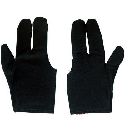 

Laxmi Ganesh Billiard SNOOKER CUE STICK GLOVES ( 2 PIECE ) Billiard Gloves (, Black