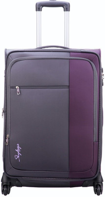 

Skybags CUBE 4W EXP STROLLY 68 PURPLE Expandable Check-in Luggage -  inch(Grey, Purple