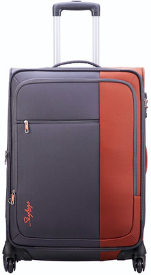 

Skybags Cube Expandable Check-in Luggage -  inch(Grey, Orange