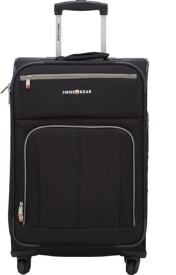 

Swiss Gear " Spinner Black/Grey Expandable Check-in Luggage -  inch(Black