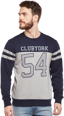 Club York Full Sleeve Printed Men Sweatshirt