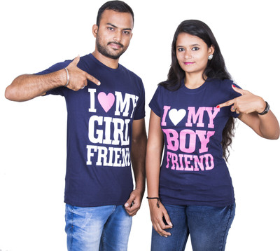 Indian Aurochs Printed Men & Women Round Neck Blue T-Shirt(Pack of 2) Flipkart