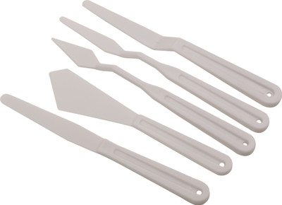 

Kabeer Art Painting Knife Set Of 5 Toy Accessory(Hard Plastic White)