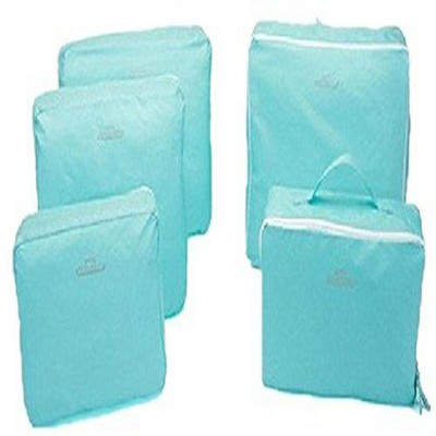 

Styleys 5 pcs Packing Cubes Travel Bags in Bag Organizer (Blue)(Blue)