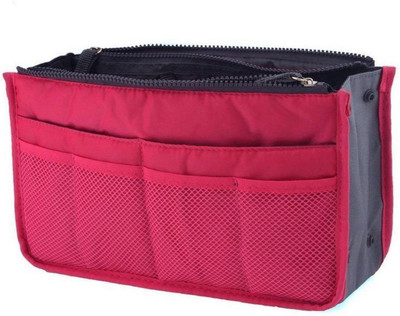 

Styleys Pink Travel Kit Handbag Organizer(Pink)