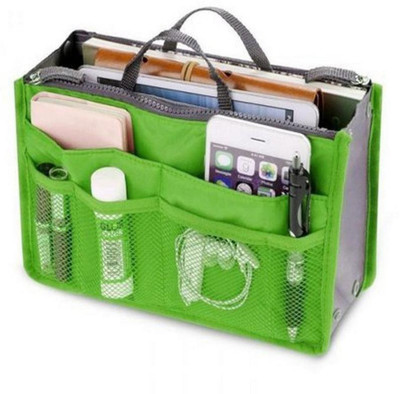 Styleys Green Handbag Organizer(Green)