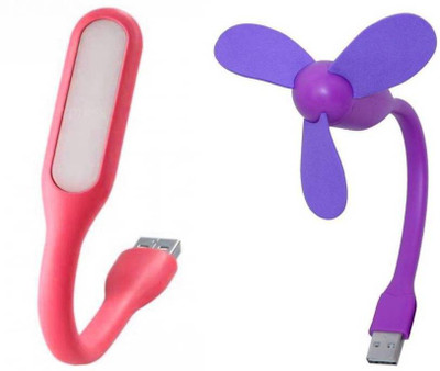 

Gadget Deals Innovative Gadgets for use in PC/Laptop/Power Bank/Adapter Portable & Flexible USB Fan, Led Light(Multicolor)