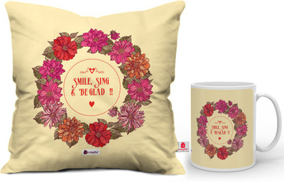 

Indigifts Cushion, Mug Gift Set