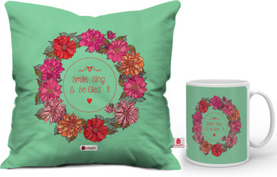 

Indigifts Cushion, Mug Gift Set