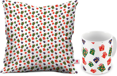 

Indigifts Cushion, Mug Gift Set