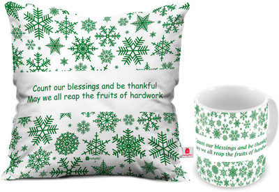 

Indigifts Cushion, Mug Gift Set